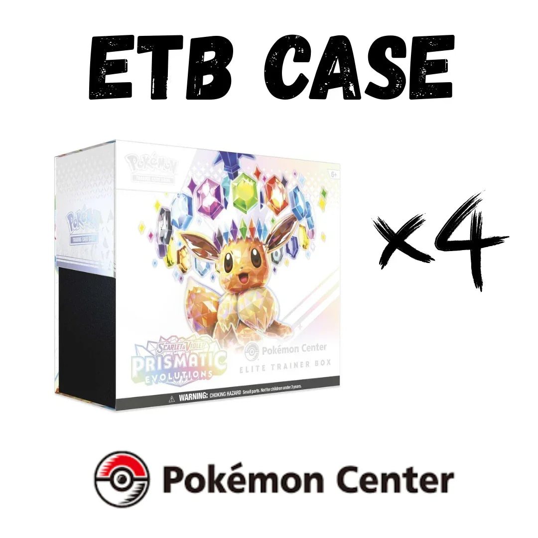 Prismatic Evolutions Pokemon Center Elite Trainer Box (Exclusive) Case