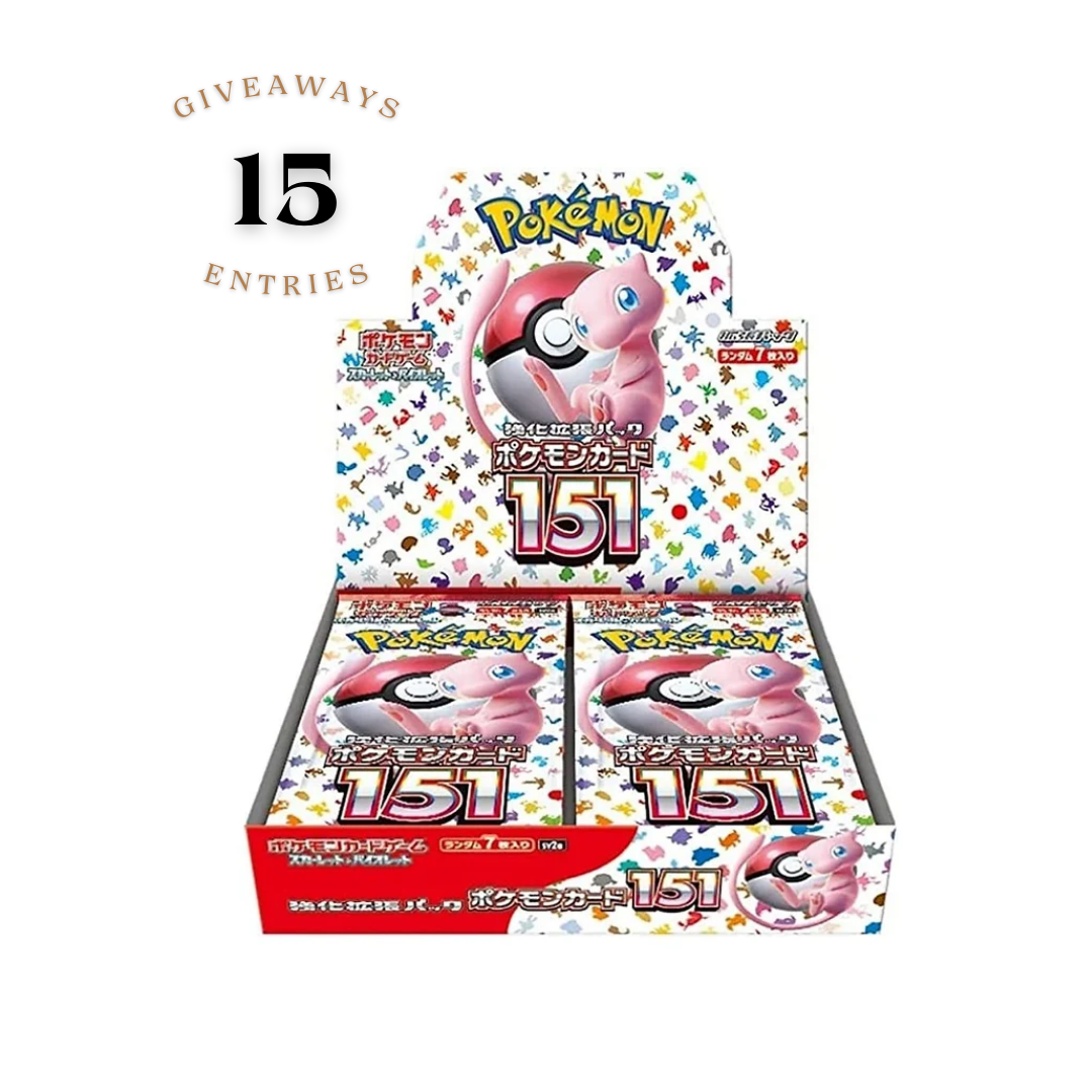 Pokemon 151 Japanese Booster Box (First Print)