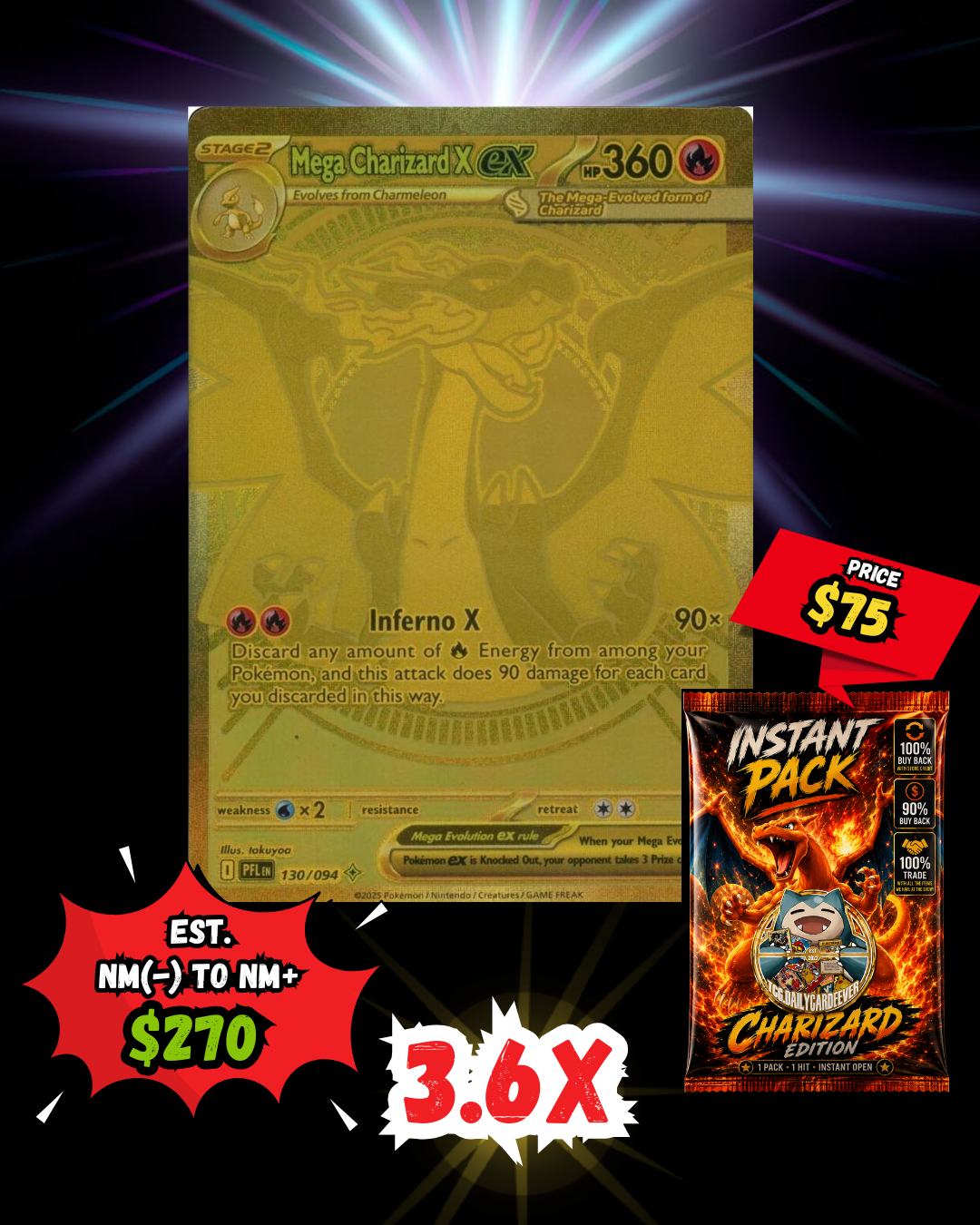 INSTANT PACK — CHARIZARD EDITION