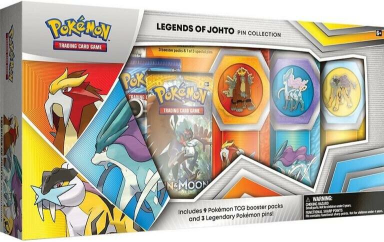 Legends of Johto Pin Collection - Miscellaneous Cards & Products (MCAP)