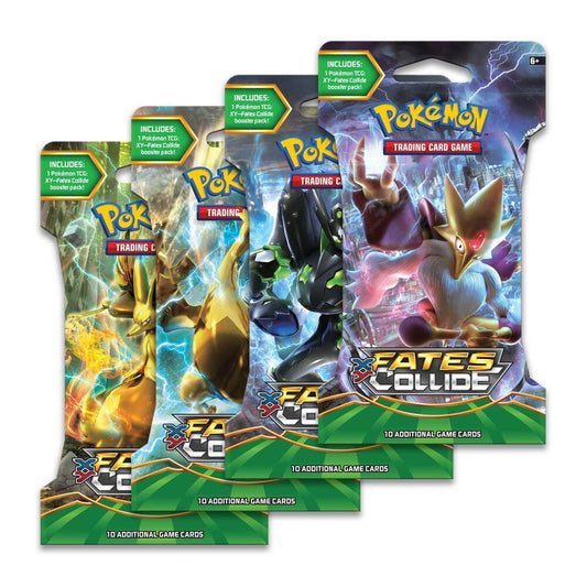 Fates Collide Sleeved Booster Pack Art Bundle [Set of 4] - XY - Fates Collide