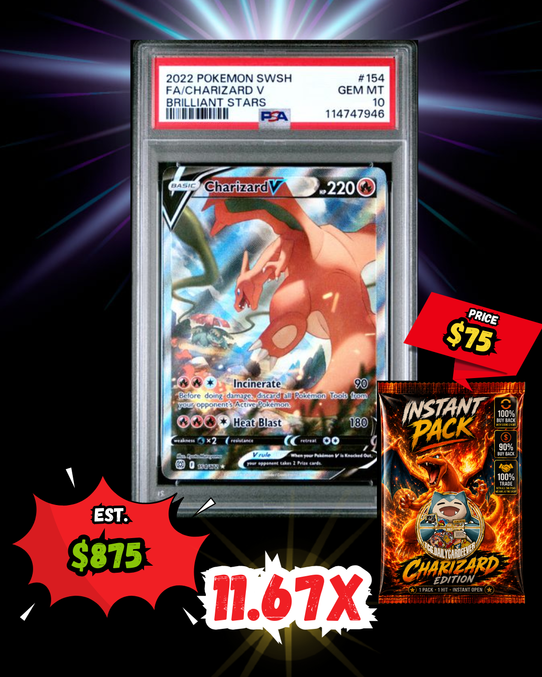INSTANT PACK — CHARIZARD EDITION