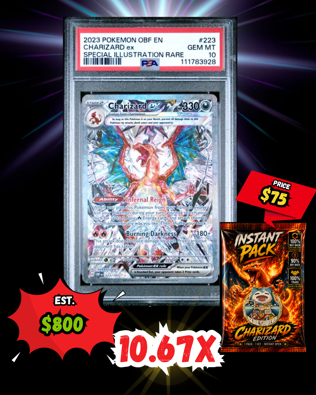 INSTANT PACK — CHARIZARD EDITION