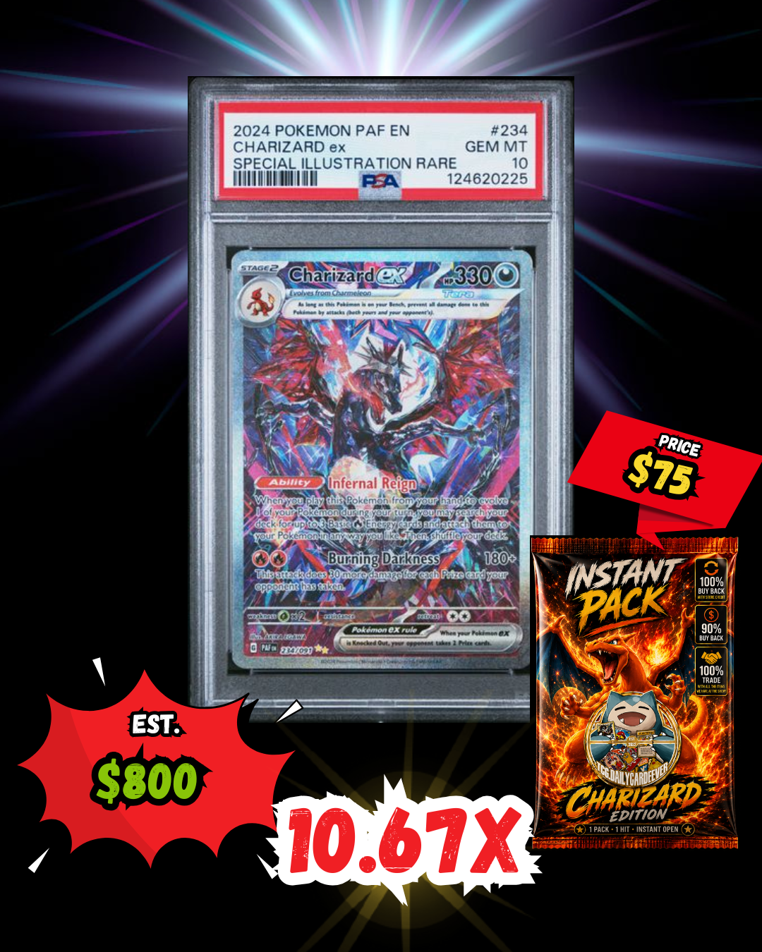 INSTANT PACK — CHARIZARD EDITION