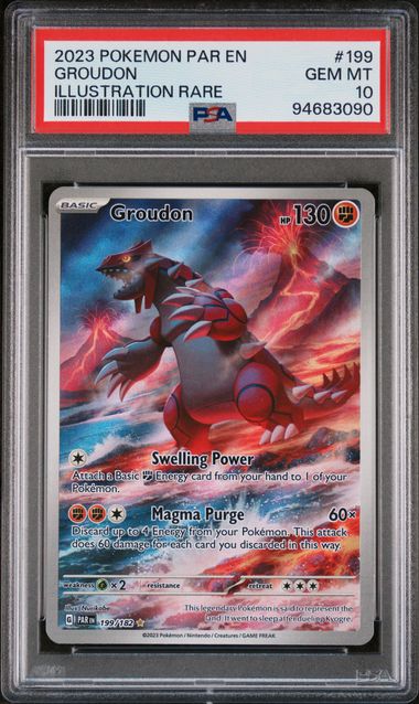 GROUDON ILLUSTRATION RARE #199 (PSA 10)