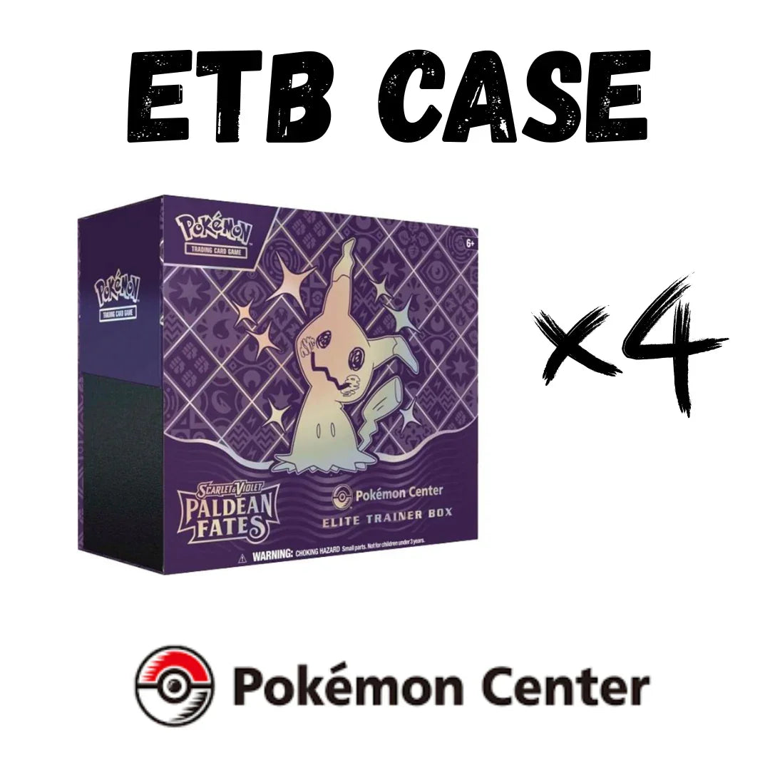 Paldean Fates Pokemon Center Elite Trainer Box (Exclusive) Case
