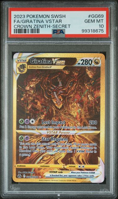 GIRATINA VSTAR #GG69 - PSA 10
